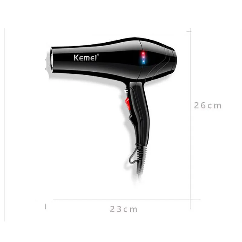 Kemei Электрический Фен KM 8853 3000 Вт высокой мощности холодный воздух горячий
