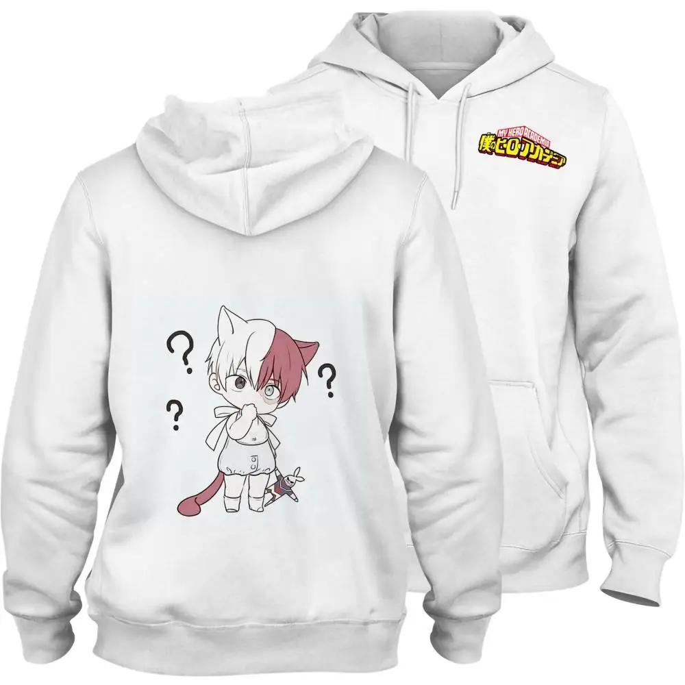 

Хлопковая толстовка с принтом «Моя геройская Академия» и карманом-кенгуру