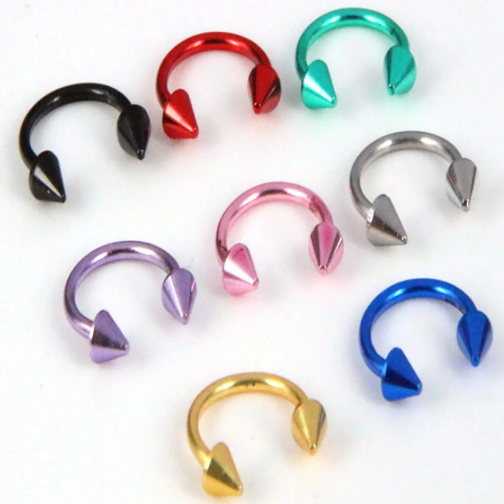 Кольцо в форме подковы для носа из титана G23|Украшения тела| |