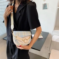 designer messenger crossbody bags for women chain fashion korean simple pu leather summer evening bolsa female shoulder bag 2021