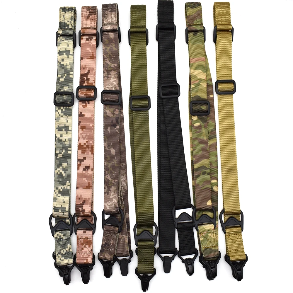 

Tactical 2 Point Rifle Sling Airsoft Adjustable Nylon Multi-function Gun Strap Shoulder Strap Hunting Outdoor Gun Accessories