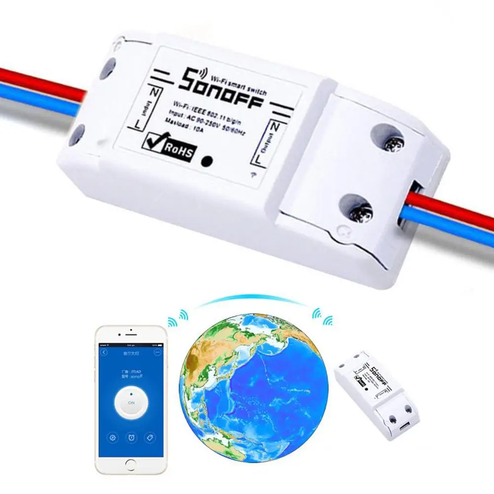 Умный Wifi переключатель умный Универсальный беспроводной DIY Переключатель MQTT COAP