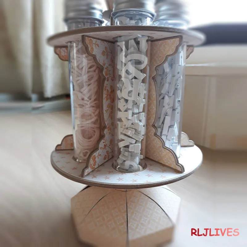 Тестовая трубка карусель металлические режущие штампы трафареты для DIY штамп