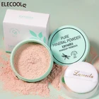 ELECOOL рассыпчатая пудра для лица матовая прозрачная пудра, косметика, водонепроницаемый бархатистый профессиональный макияж с контролем жирности