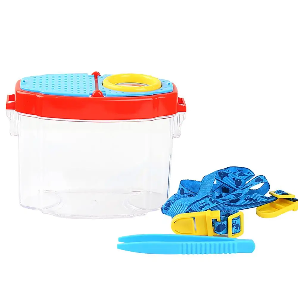 

Besegad Bug Insect Catchers Carrier Case Viewer with 4.5X Magnification Windows Kids Outdoor Backyard Exploration Toy Supplies