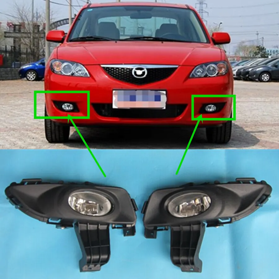 Автомобильные аксессуары детали кузова противотуманная фара в сборе для Mazda 3 2004