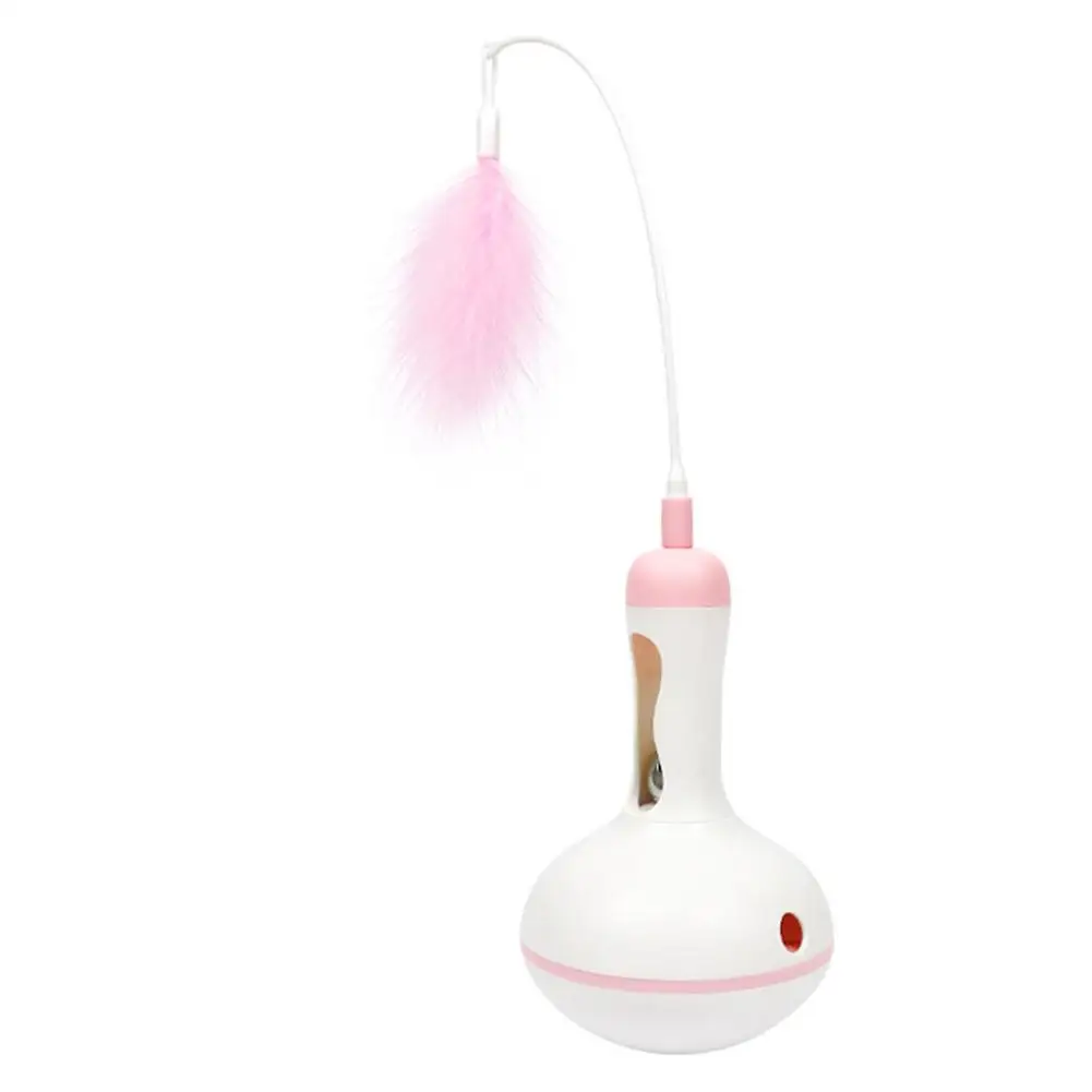 

Игрушка-неваляшка для кошек, Интерактивная игрушка с перьями для упражнений в помещении, интеллектуальная игрушка для снятия забавы, автом...