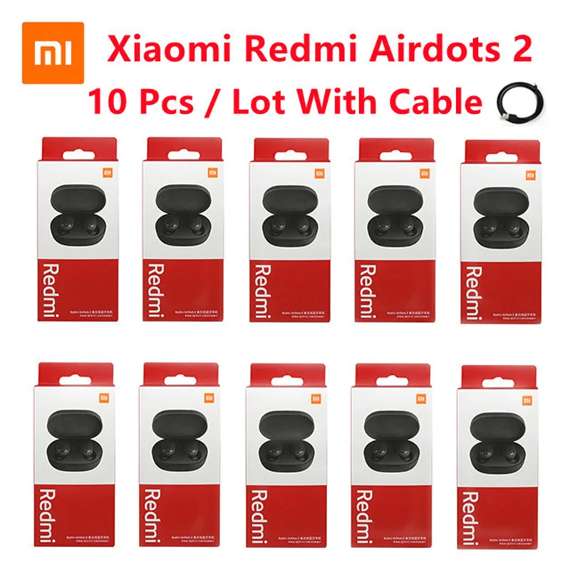 

TWS-стереонаушники Xiaomi Redmi Airdots 2 с поддержкой bluetooth 5,0 и микрофоном