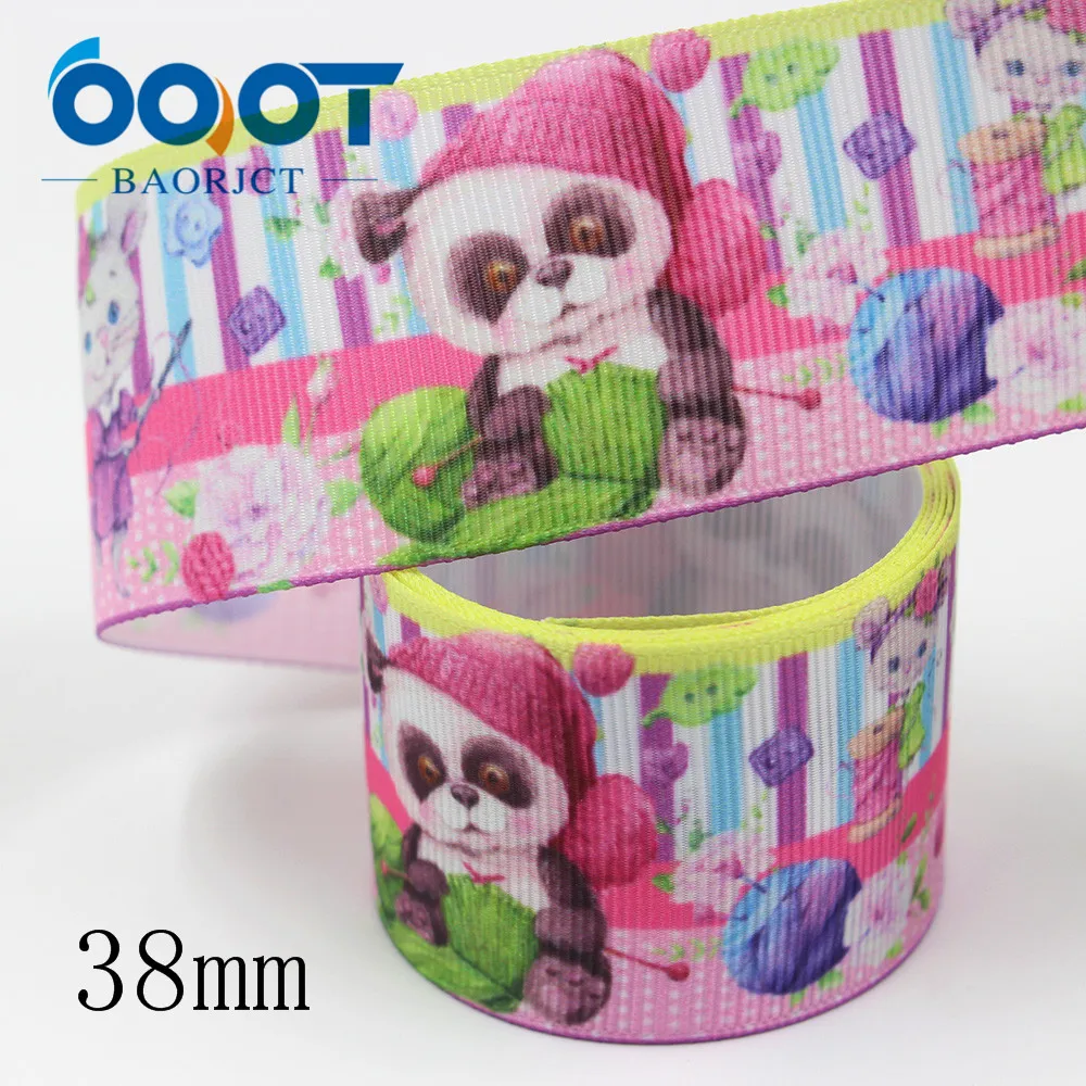 OOOT BAORJCT I-191211-2677 10 ярдов 38 мм мультфильм термотрансферные печатные корсажные ленты