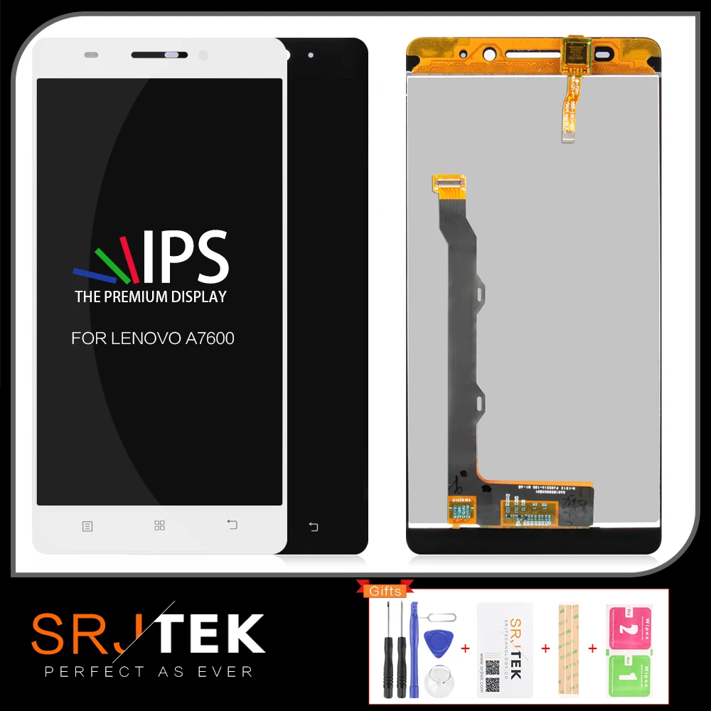 SRJTEK 5 ''для Lenovo S8 A7600 экран ЖК дисплей сенсорный дигитайзер сенсор Замена с