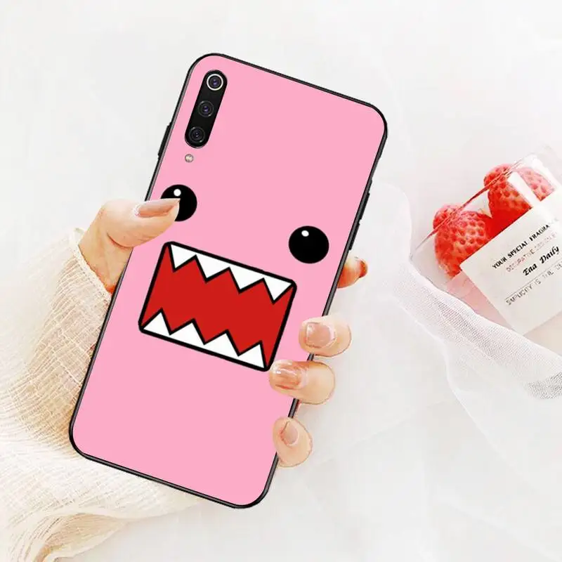 

HPCHCJHM Simple domo kun Cover Black Soft Shell Phone Case for Xiaomi Mi9 9SE 8SE Pocophone F1 Mi8 Lite