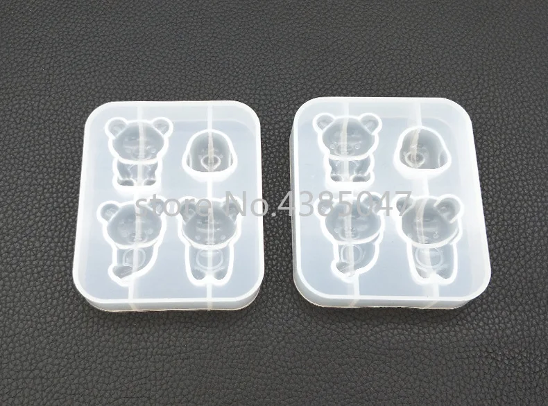Различные медвежьи сахарные формы эпоксидная смола Ювелирная форма для