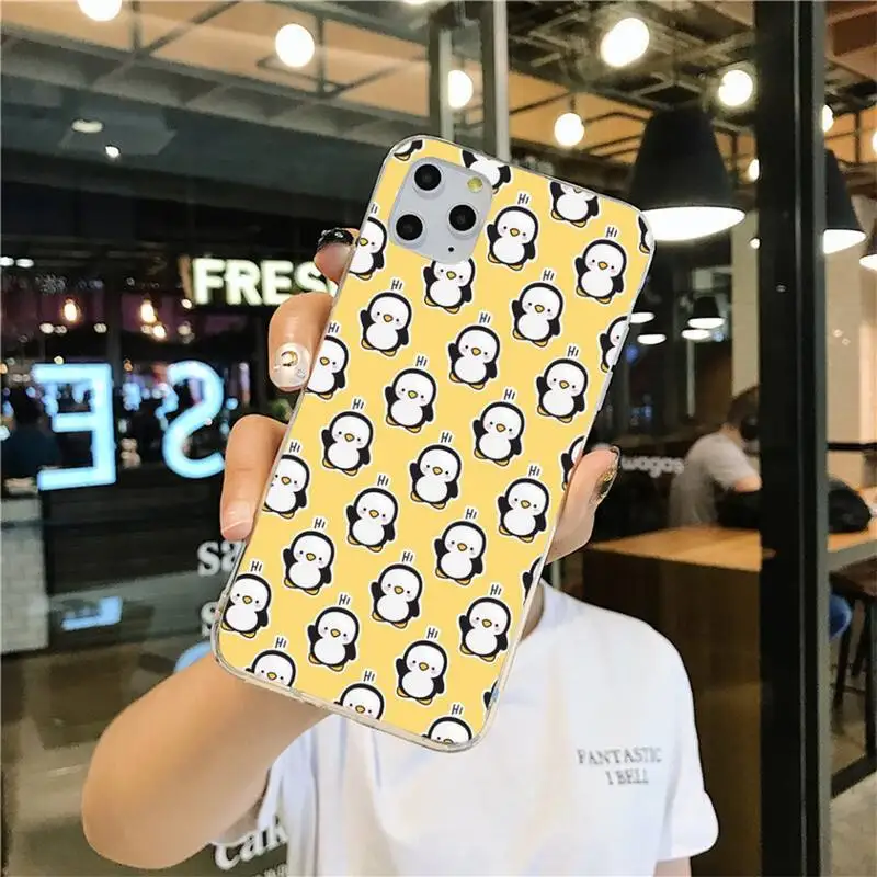 

HUAGETOP Noot noot pingu Soft Phone Case Capa for iPhone 11 pro XS MAX 8 7 6 6S Plus X 5S SE 2020 XR cover