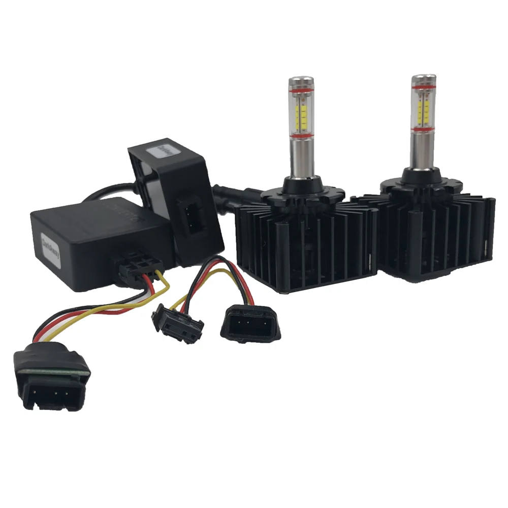 DarkAway D2S D2R D2H Светодиодный лампочки Canbus Plug& Play для xenon HID балласт 35 Вт 4000Lm D1S D3S D4S D5S D8S фар автомобиля светодиодный свет