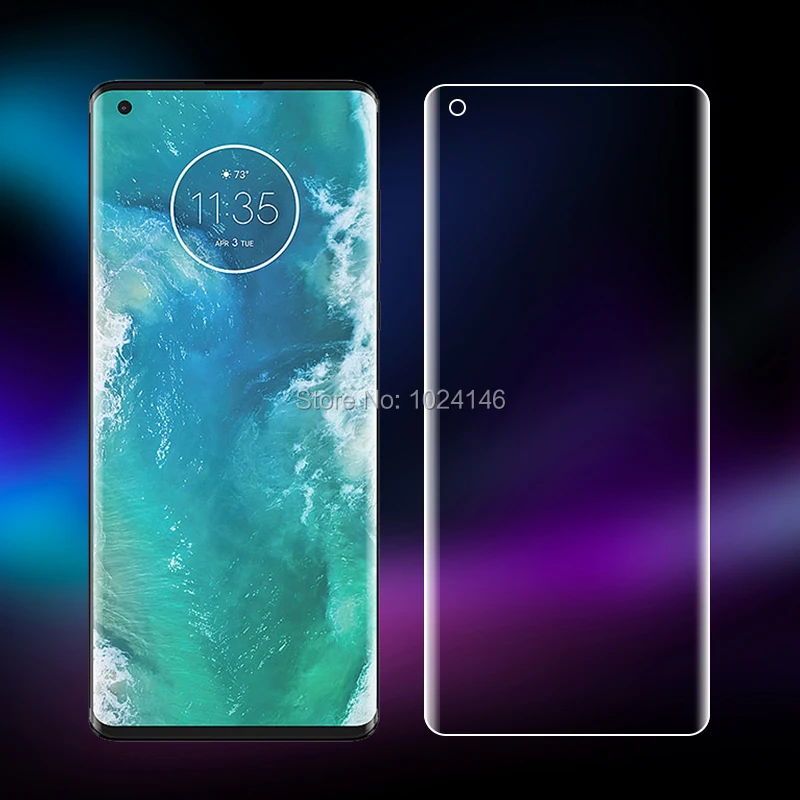 

Front Full Coverage Clear Soft TPU Film Screen Protector For Motorola Edge Plus Edge+ 6.7" Curved Parts (Not Tempered Glass)