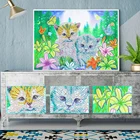 Набор для алмазной вышивки 5D сделай сам с изображением животных и котят