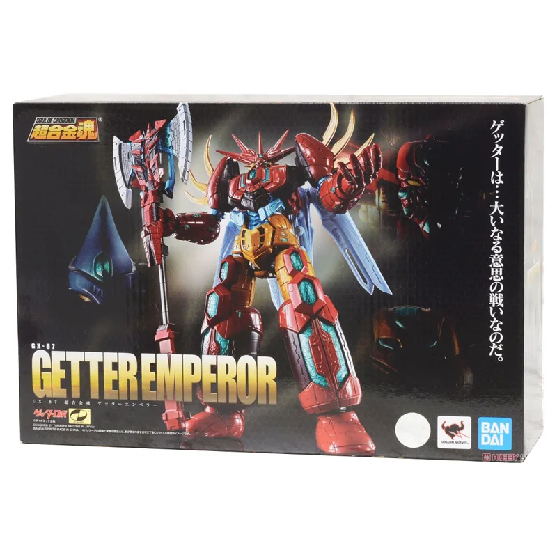 BANDAI на основе сверхпрочного сплава душа GX 87 Getter император игрушки Фигурки 22 см