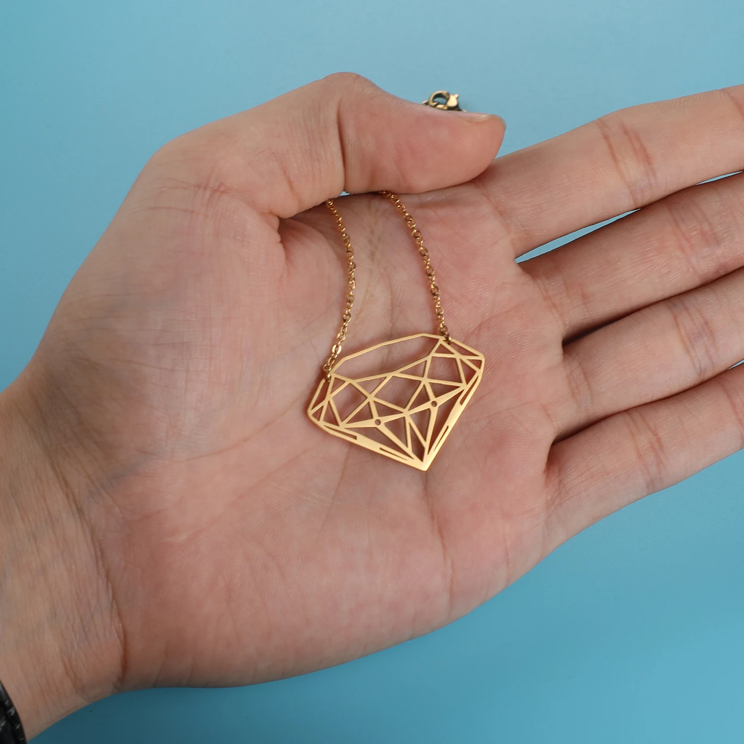 Уникальное ожерелье из нержавеющей стали диаметром Италия дизайн 100% ожерелья