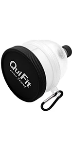 QuiFit пластик большой ёмкость 128 унц. 64 32 1 галлон бутылка для воды с красочным ремешком BPA бесплатно фитнес питьевой открытый