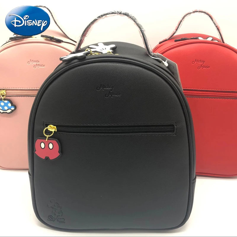 Disney качество Микки Минни Маус Женская Сумка Девушки Дамы Повседневная PU Мода Сумка Водонепроницаемый Путешествия плюшевый рюкзак