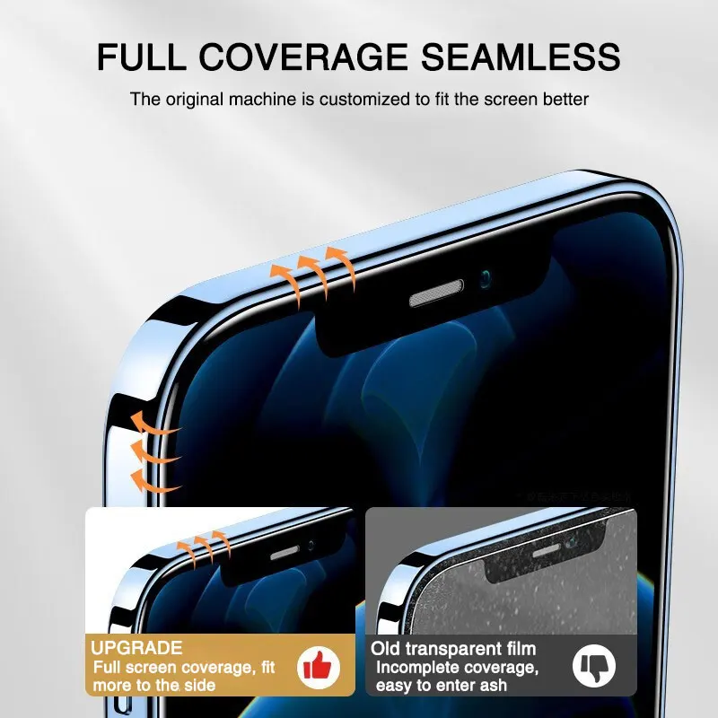 30D Full Cover Protective Glass For iPhone 11 12 13 14 Pro Max X XR XS Screen Protector On iPhone 13 Pro XR 6S 7 8 Plus SE Glass