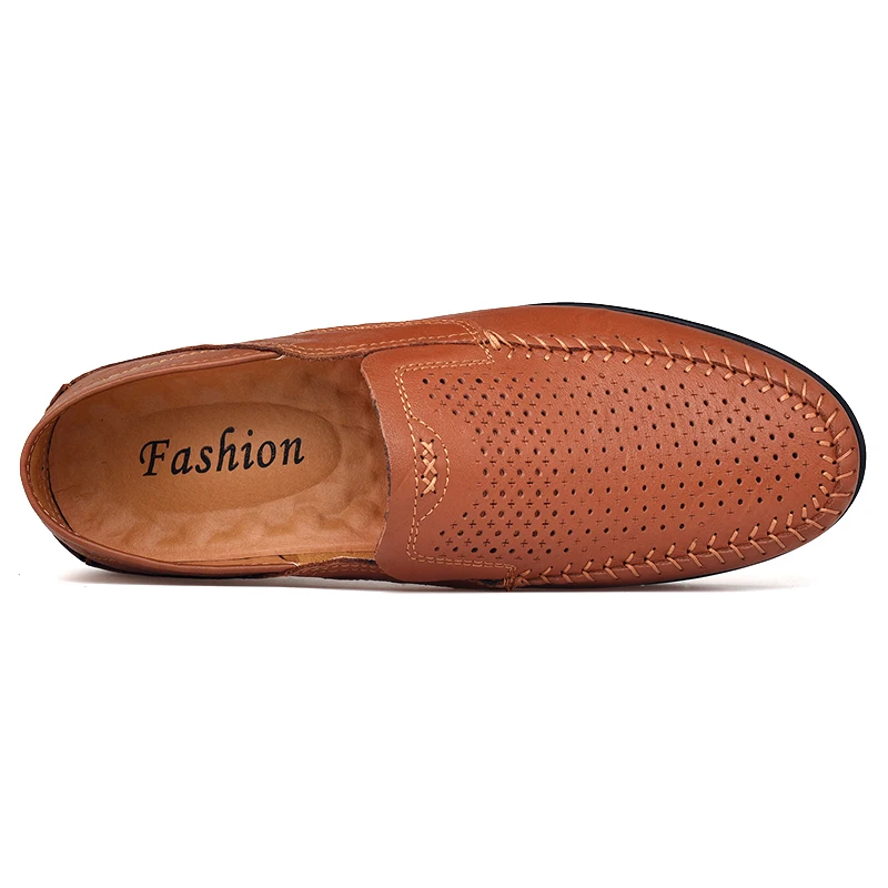 Туфли OZERSK мужские из натуральной кожи классические мокасины обувь на плоской