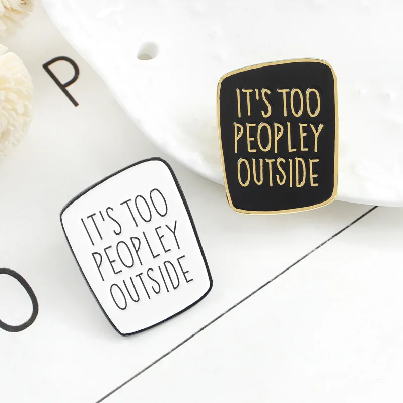 Индивидуальная лента для губ милая креативная брошь в виде капли текста булавка