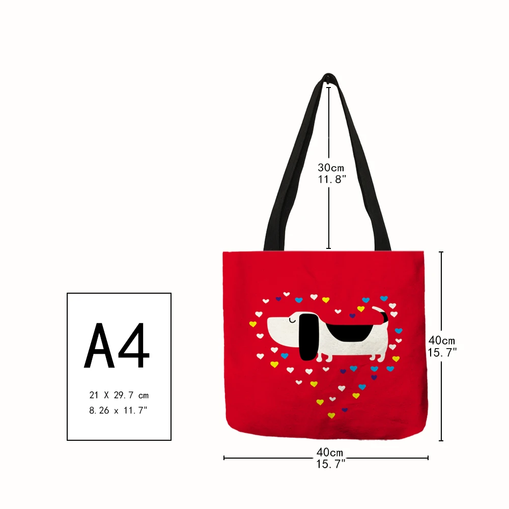 Японская Сумка-тоут Lucky Cat льняные сумки для покупок с принтом женские модные -