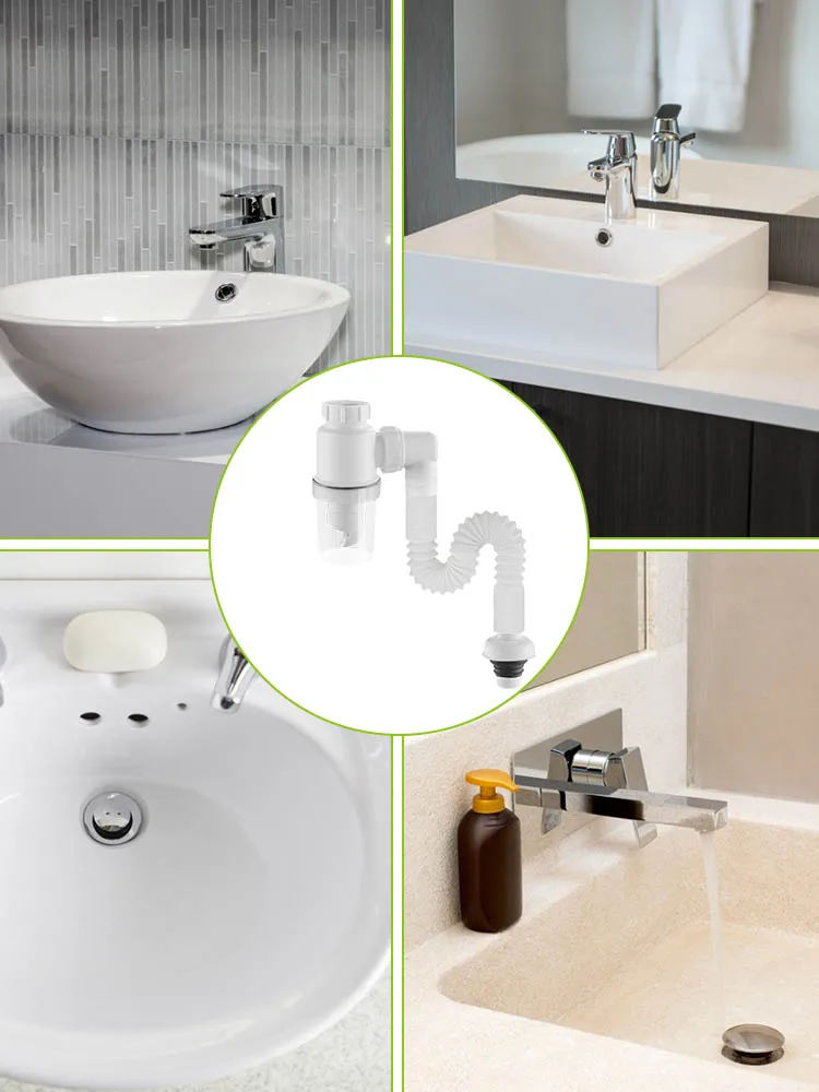 Sewer Drain Pipe Washing Machine Connector Anti-odor Telescopic Flexible Bathroom Sink Accessories Regular | Дом и сад