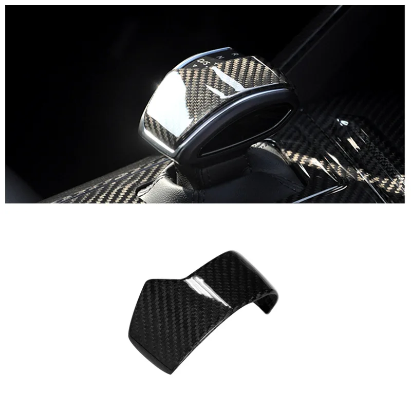 Чехол для рычага переключения передач из углеродного волокна автомобиля Стикеры