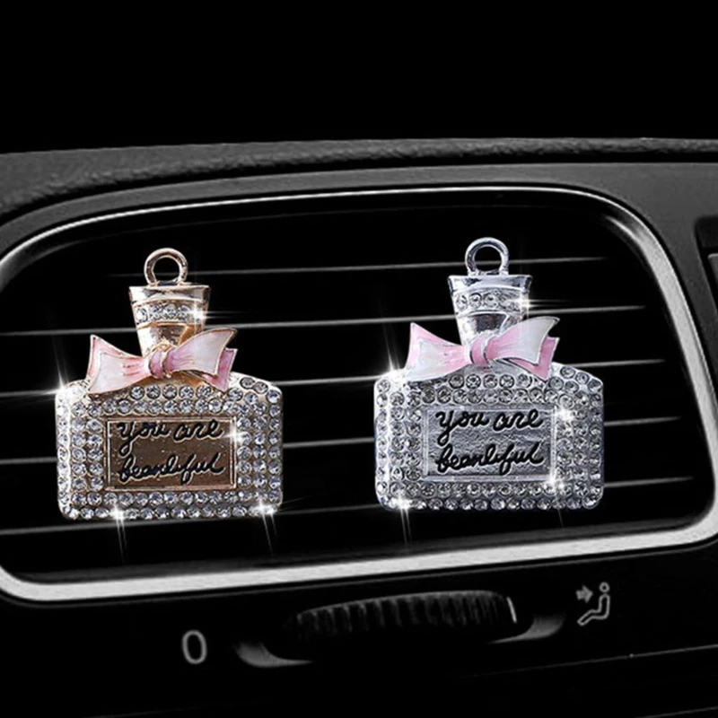 

Car Crystal Clip-On Ornament Automotive Fragrance Diffuser Car Interior Decorations Excellent Gifts for Driver