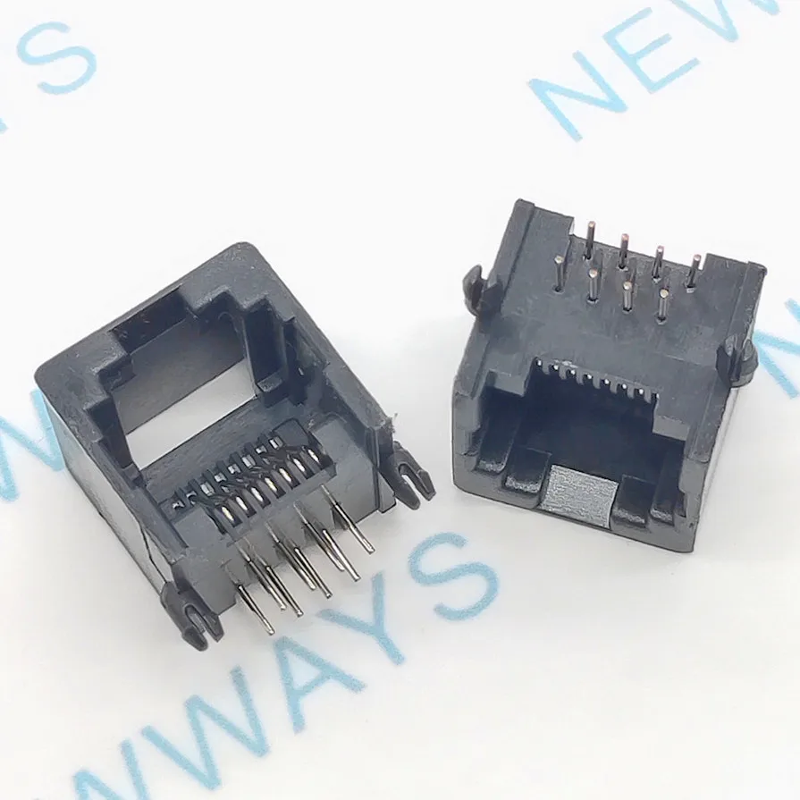 50 шт./лот Rj11 розетка Rj45 телефонная 8Pin Crystal Female 8P8C|socket rj45|socket 8pinsocket rj11 |