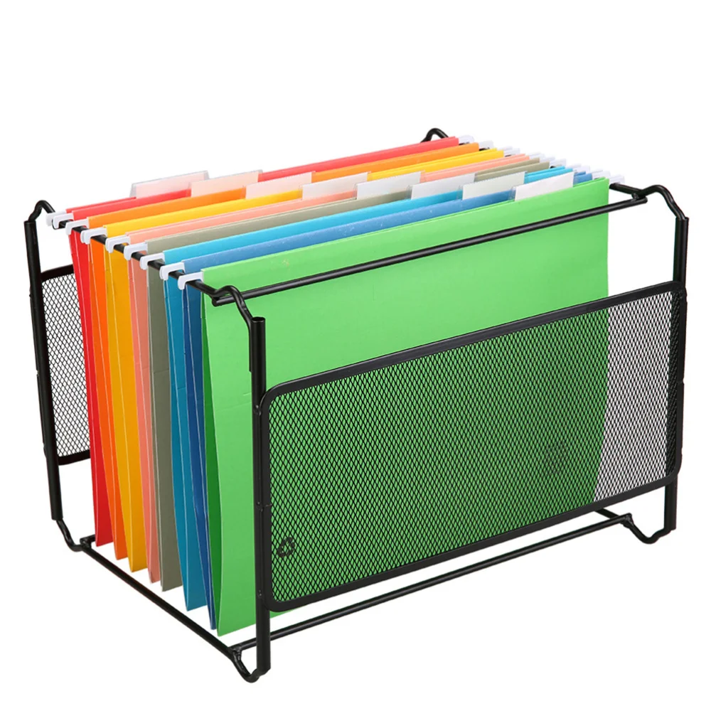 

8PCS A4 Sized Suspension Folder Hanging File Holder Frame Documents Holder Organizer Desktop Office Supplies