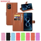 Кожаный чехол-бумажник для Asus Zenfone 8 ZS590KS ROG Phone 5 3 ZS661KS 7 ZS670KS 6 ZS630KL, чехол-книжка из искусственной кожи с подставкой