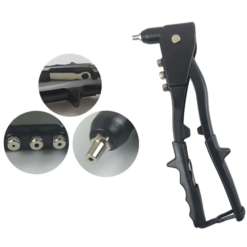 

NEW Heavy Duty Riveter Tool Rivets Gun Hand Riveter for Plastic Metal Leather Tools