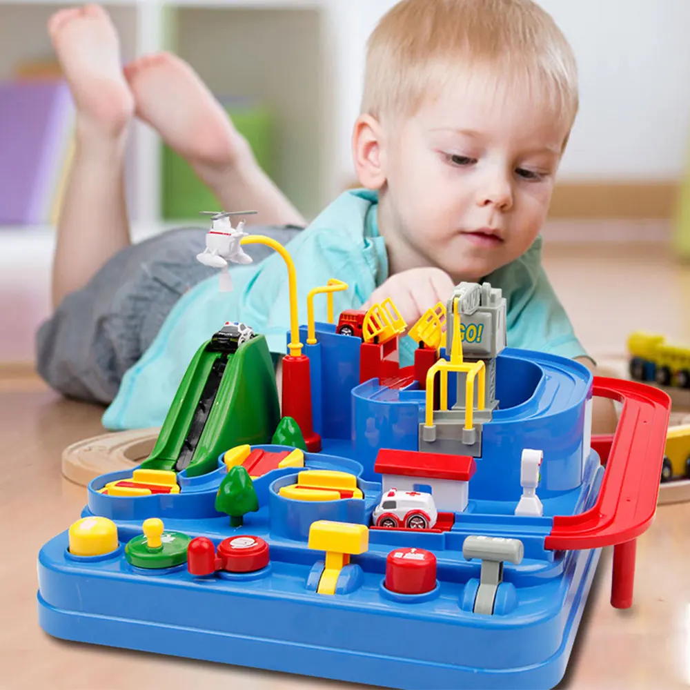 Детский Набор игрушечных машинок ручной автомобиль большие приключения сделай