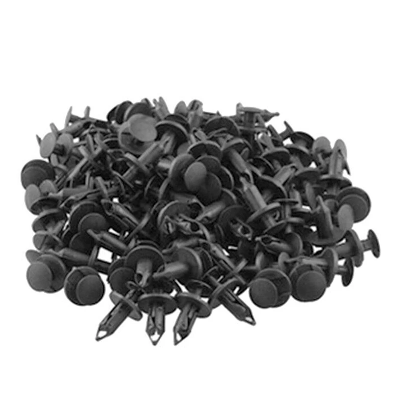 

100Pcs 8mm Hole Plastic Rivets Fastener Push Clips Clip for Car Auto Fender