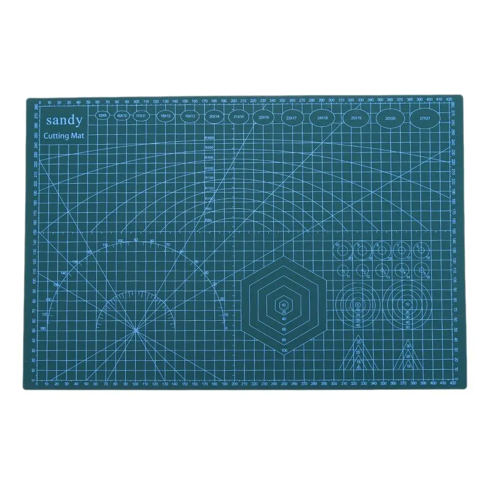 Двухсторонний самовосстанавливающийся коврик для резки A5 A3 из ПВХ нескользящий