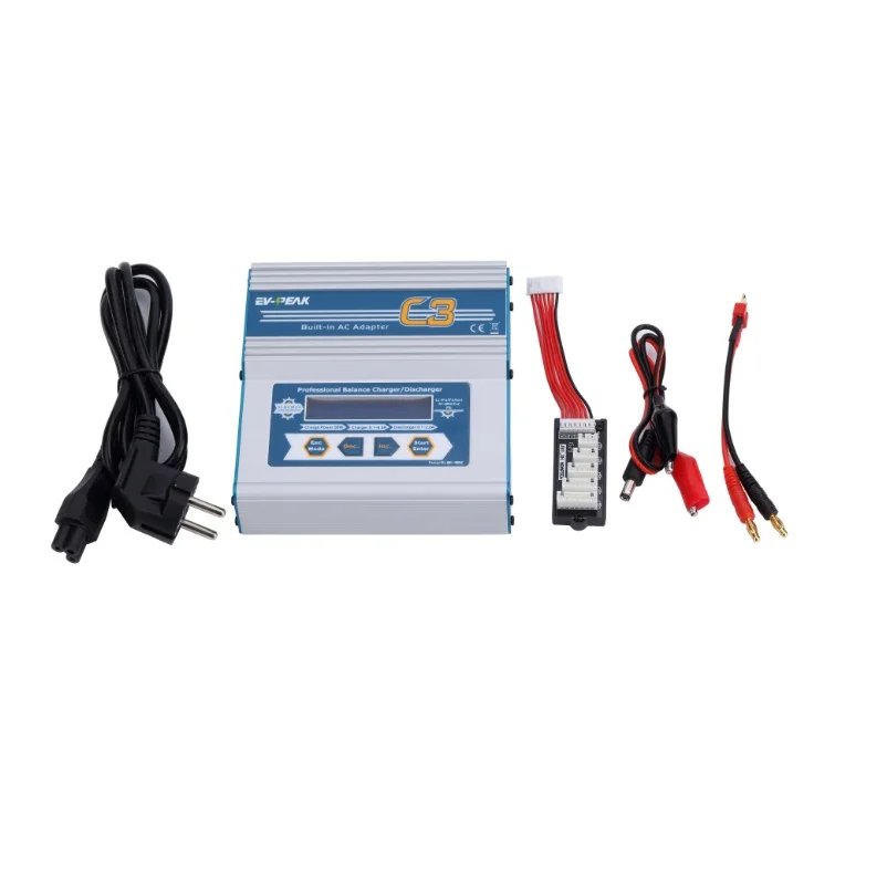 

Умный баланс EV PEAK C3 AC DC 50 Вт для зарядного устройства для 1-6S Lipo LiHV Lion NiMh Pb Аккумулятор для RC Heli модель автомобиля корабля
