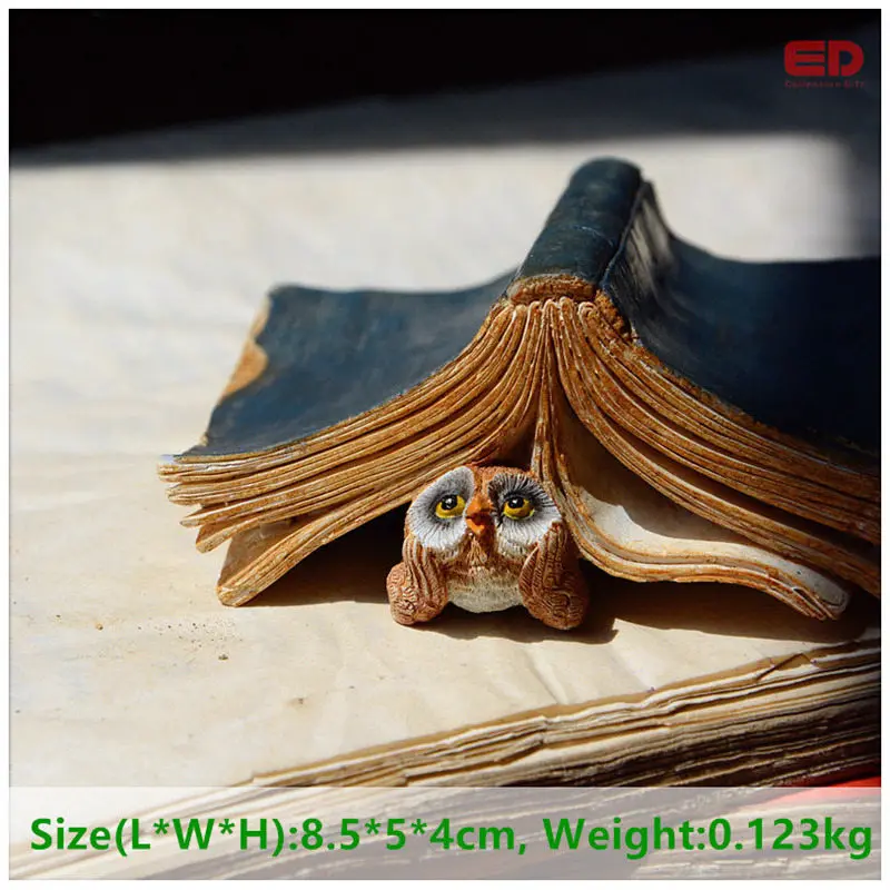 Повседневная коллекция фигурка животного в виде совы лягушки кота украшение для