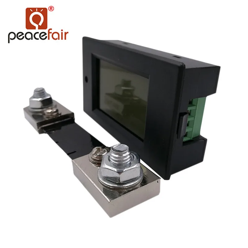 Peacefair DC Цифровой Многофункциональный Вольтметр Амперметр 6 5 100 в 100А 4 1