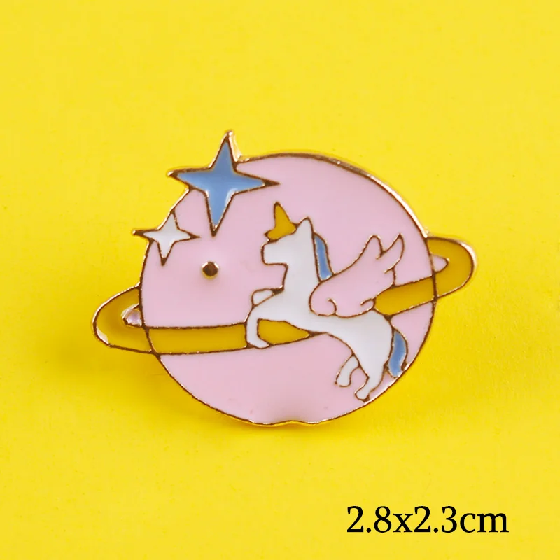 Значки в космосе для путешествий астронавты Мультяшные броши на одежду рюкзак