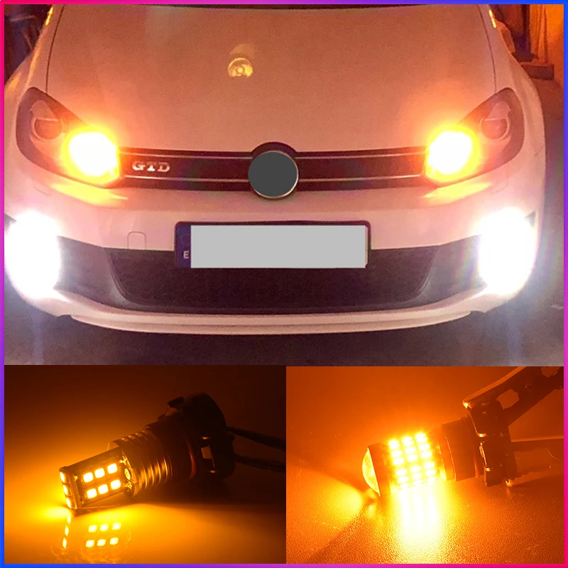 

ShinMan Hight Power LED Car lights 5202 PSY24W PS19W PWY24W H16 LED Turn signal light LED Light Car Accessories Fog light canbus