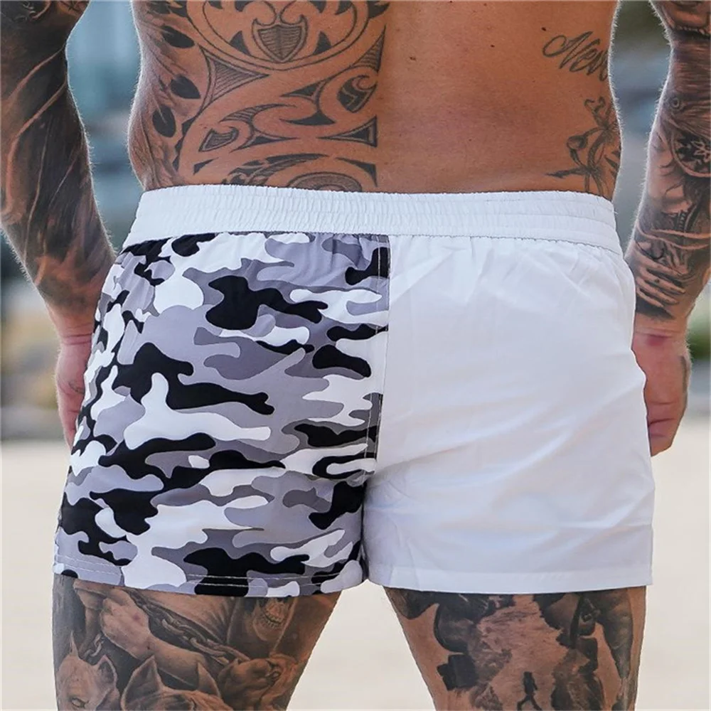 

Men's Beach Pants Summer Beach Beach Swimming Shorts Loose and Colored 5 Pants Men's Beach Pants
