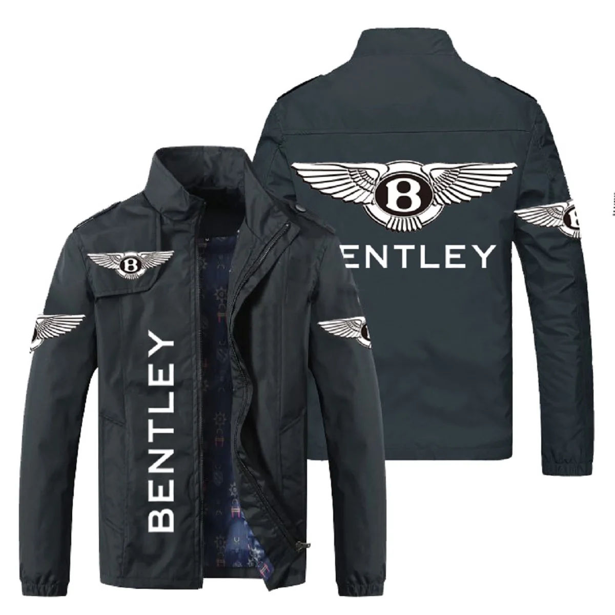 

2021 autumn and winter car knot B logo printing jacket loose Harajuku fashion outdoor jacket windproof cycling wear fashion jack