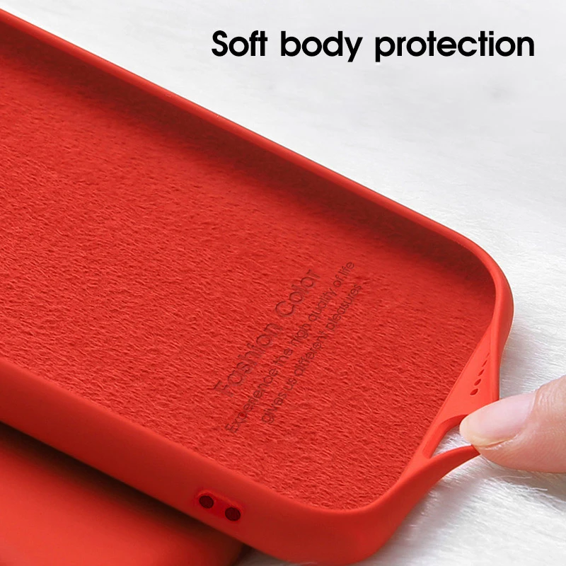 Чехол для Samsung Galaxy S20 Ultra S10 Plus чехол из жидкого силикона A51 A71 A70 A50 A40 A30 A20