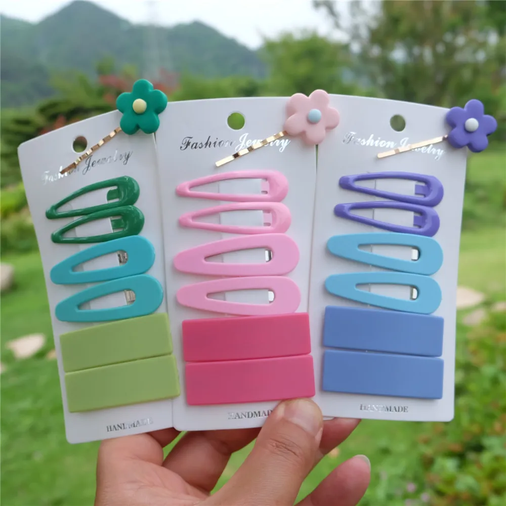 7 шт./компл. милые заколки для волос карамельных цветов девочек женщин детей kawaii