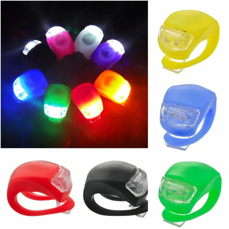 Велосипедный фонарь велосипедный силиконовый декоративный светодиодный