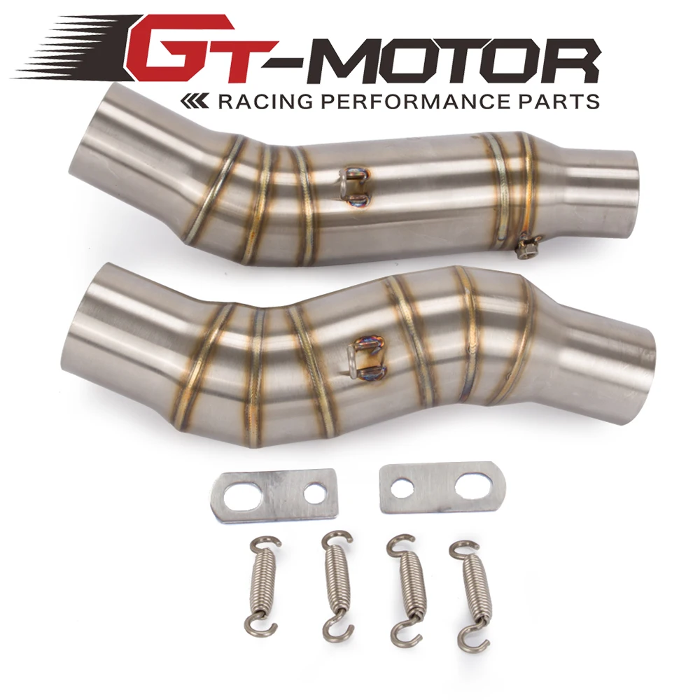 

For Kawasaki Z1000 Z 1000 2010 2011 2012 2013 2014 2015 2016 2017 2018 2019 2020 Motorcycle Exhaust Middle Pipe Muffler Slip-On