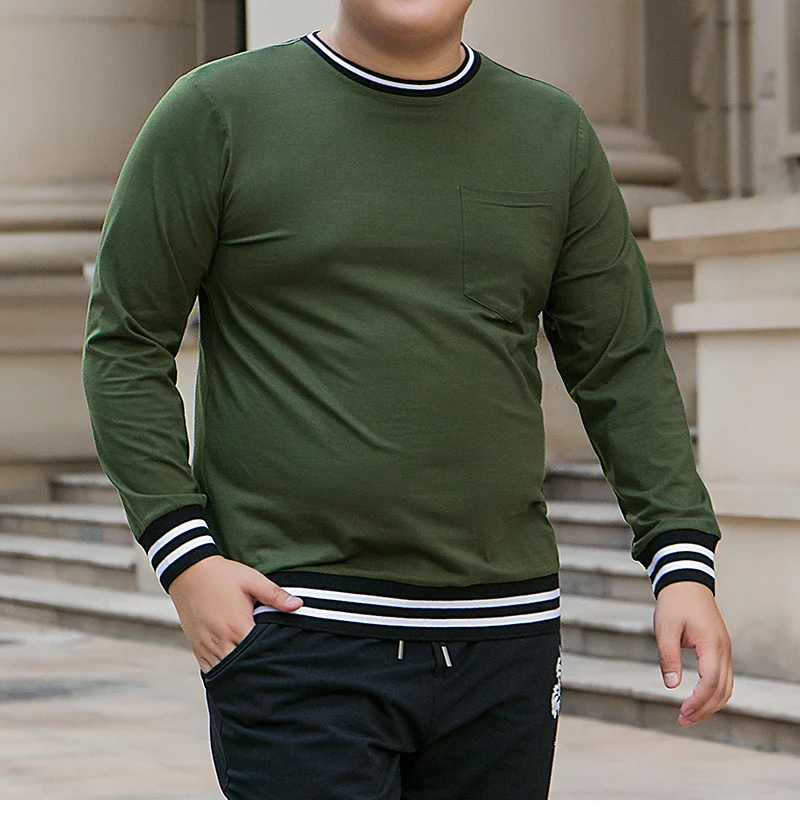 Мужская безразмерная футболка с карманами мужская зеленая хлопковая в стиле